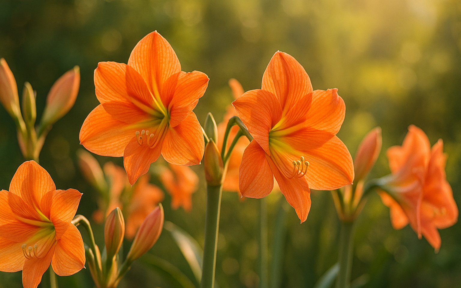 amaryllis oranje banner
