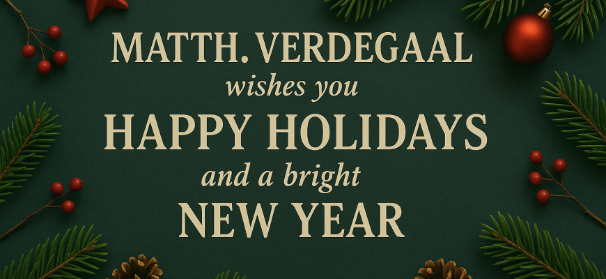 fijne feestdagen matth verdegaal